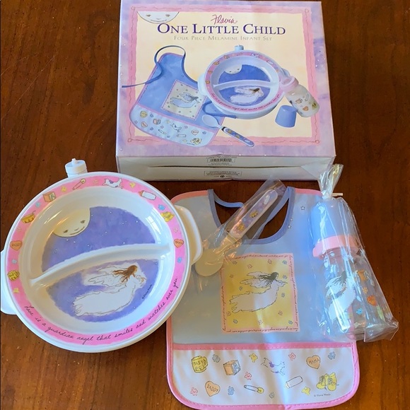 Flavia Other - Flavia One Little Child 4 pc melamine infant set❣️